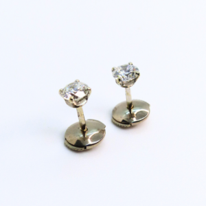 Puce diamant solitaire