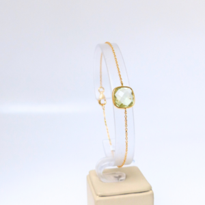 Bracelet en prasiolite