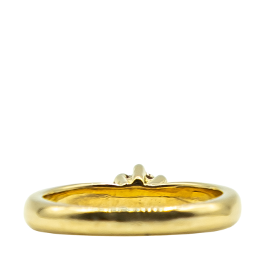 BAGUE SOLITAIRE OR JAUNE DIAMANT – Image 3