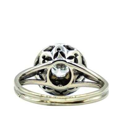 BAGUE OR BLANC ET DIAMANTS – Image 3