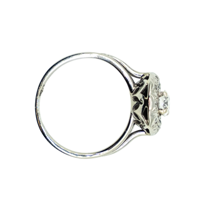 BAGUE OR BLANC ET DIAMANTS – Image 4