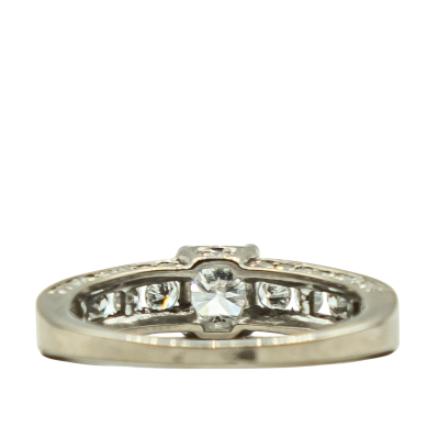 BAGUE EN OR BLANC ET DIAMANTS – Image 2