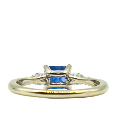 BAGUE OR GRIS SAPHIR DIAMANTS – Image 3