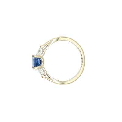 BAGUE OR GRIS SAPHIR DIAMANTS – Image 4