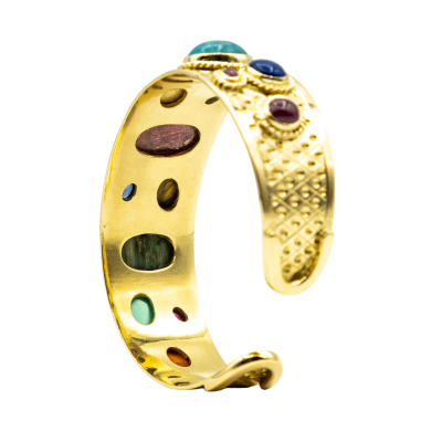 BRACELET JONC PIERRES DE COULEURS – Image 5