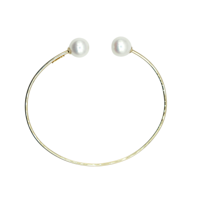 BRACELET EN OR JAUNE ET PERLES – Image 4