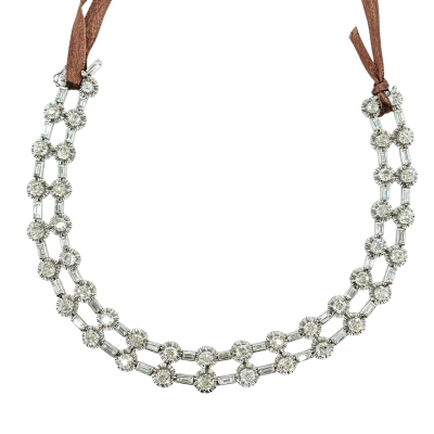 COLLIER MULTI-RANG EN PLATINE ET DIAMANTS – Image 4