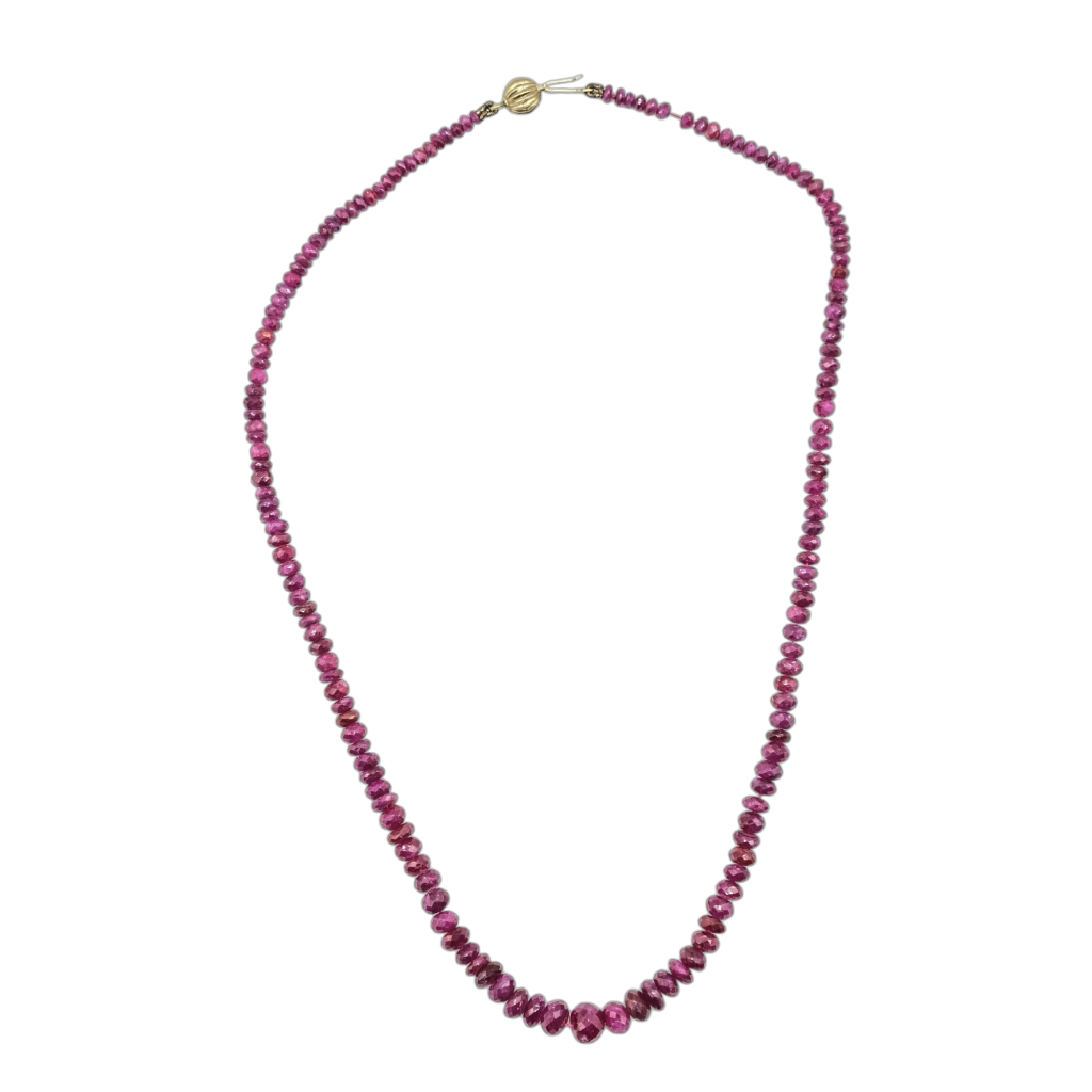 COLLIER RUBIS FACETTES