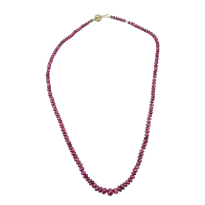 COLLIER RUBIS FACETTES