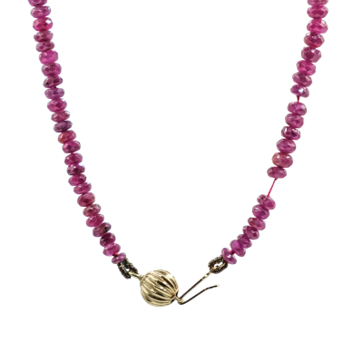 COLLIER RUBIS FACETTES – Image 2