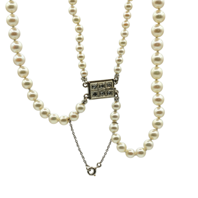 COLLIER MUTLI-RANG PERLES D'EAU DOUCE – Image 3