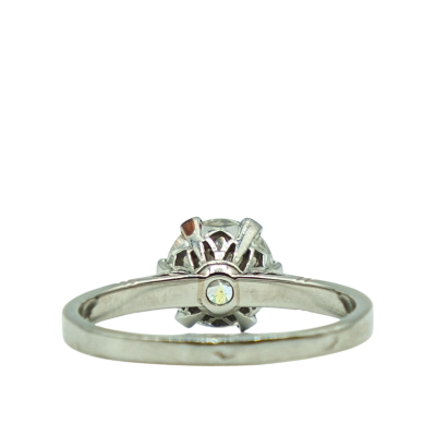 SOLITAIRE DIAMANT EN OR GRIS – Image 4