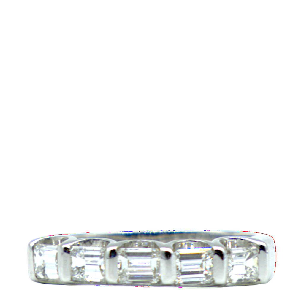 ALLIANCE OR BLANC ET DIAMANTS