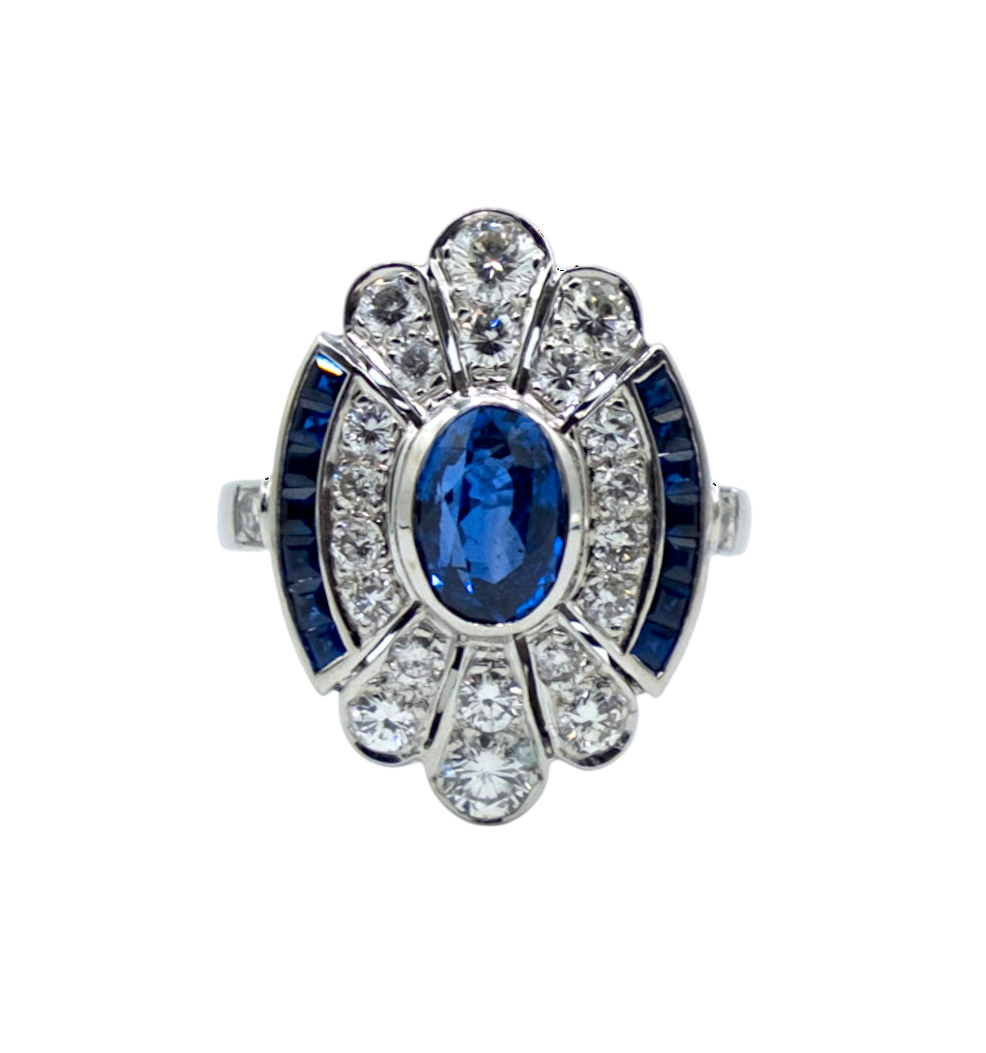 BAGUE SAPHIR DIAMANT