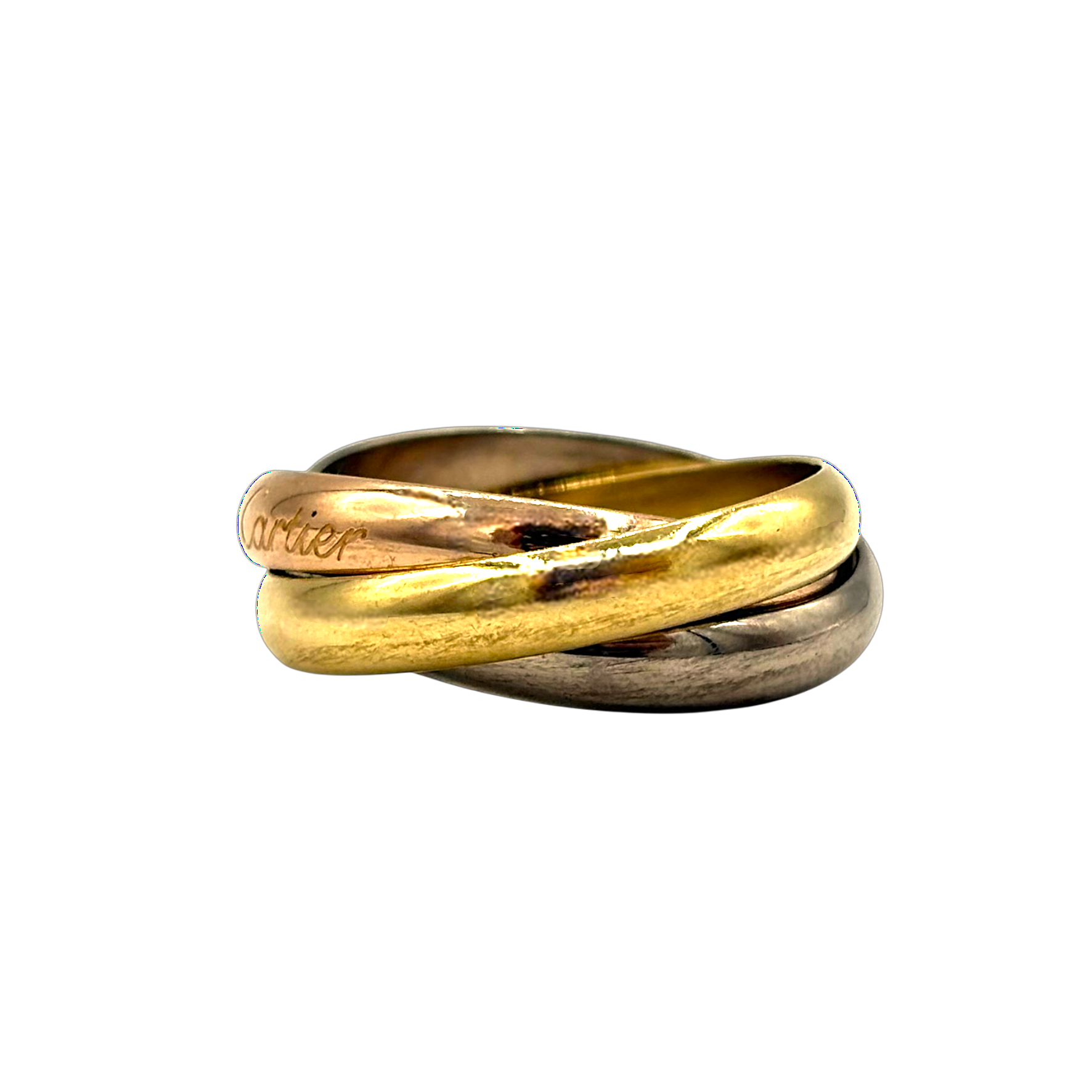 BAGUE CARTIER "TRINITY" ANNEAUX 3 ORS