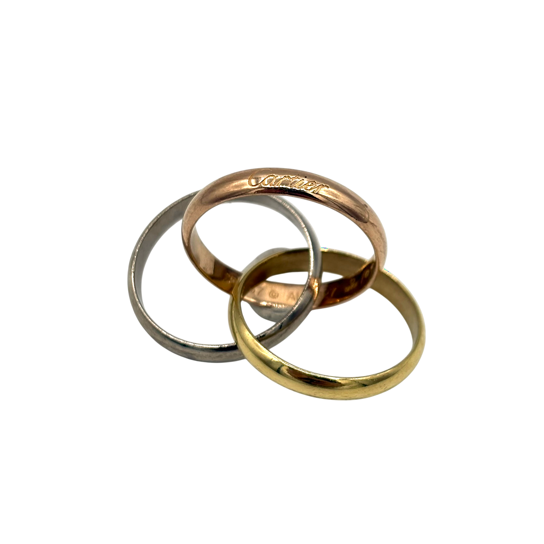 BAGUE CARTIER "TRINITY" ANNEAUX 3 ORS – Image 3