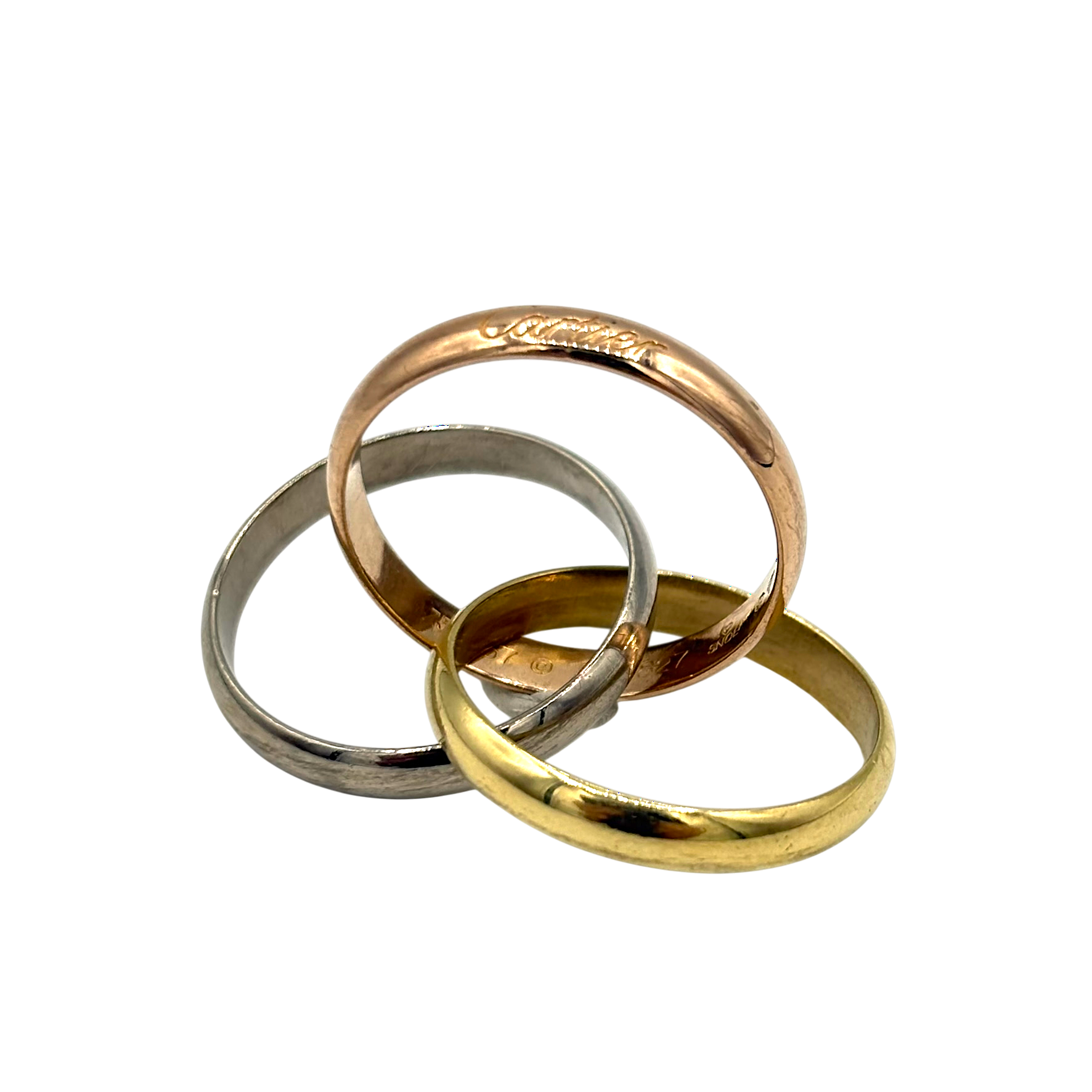 BAGUE CARTIER "TRINITY" ANNEAUX 3 ORS – Image 4