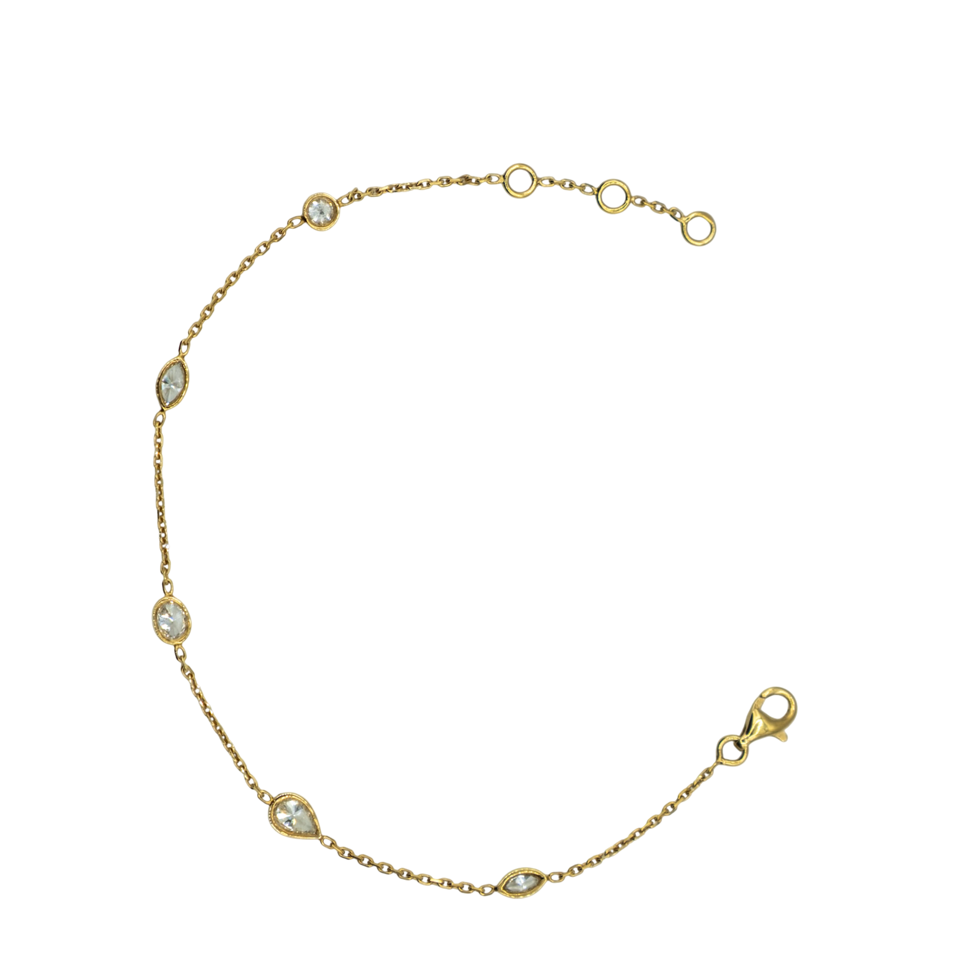 BRACELET OR JAUNE DIAMANTS – Image 2