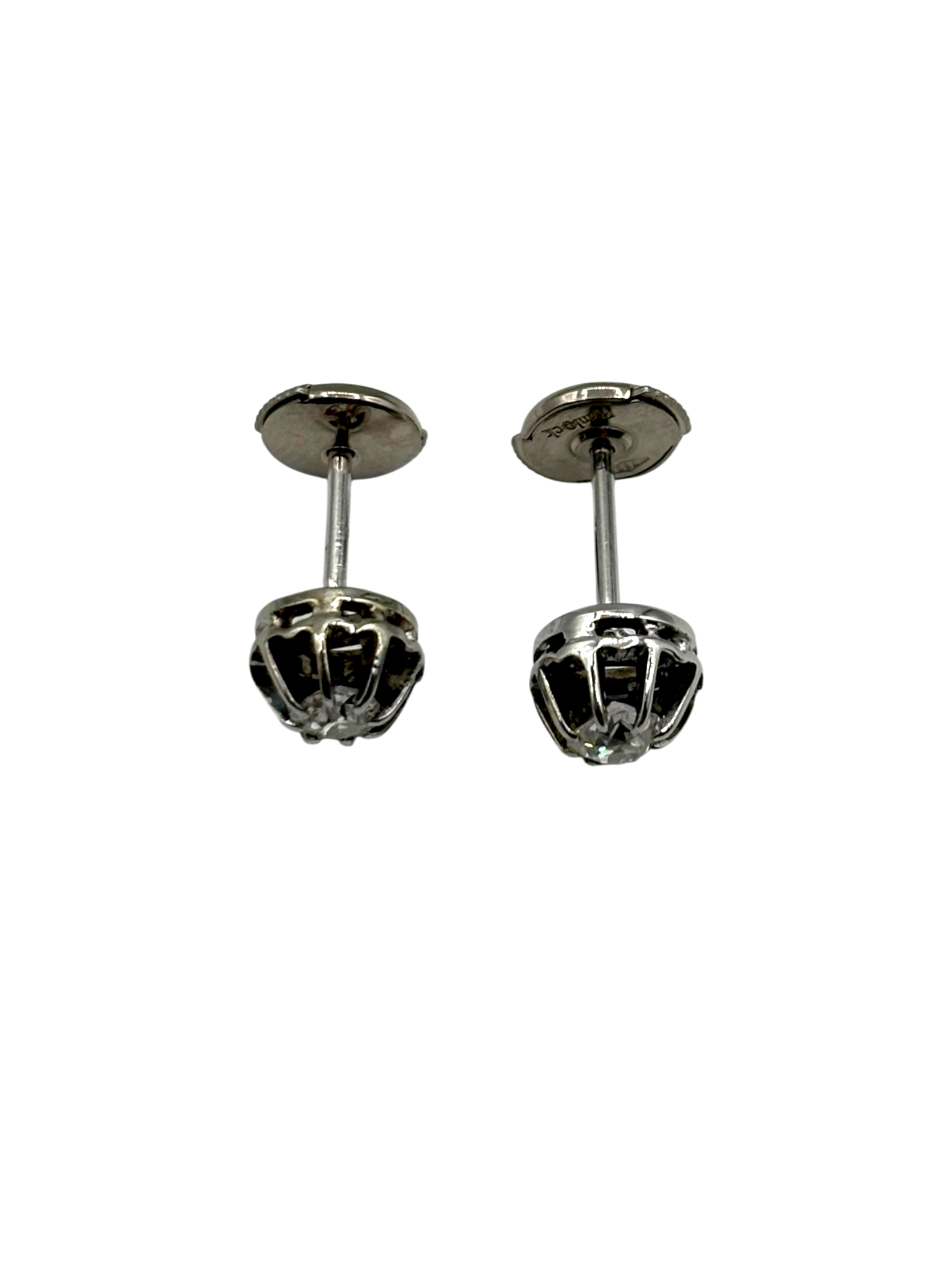 BOUCLES D'OREILLES PUCES DIAMANTS – Image 3