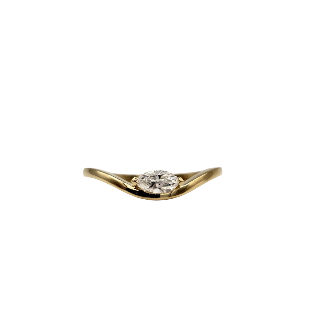SOLITAIRE DIAMANT TAILLE MARQUISE